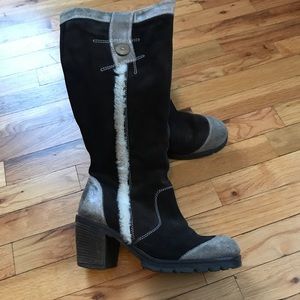 Manas Boots – Suede with Shearling Lining